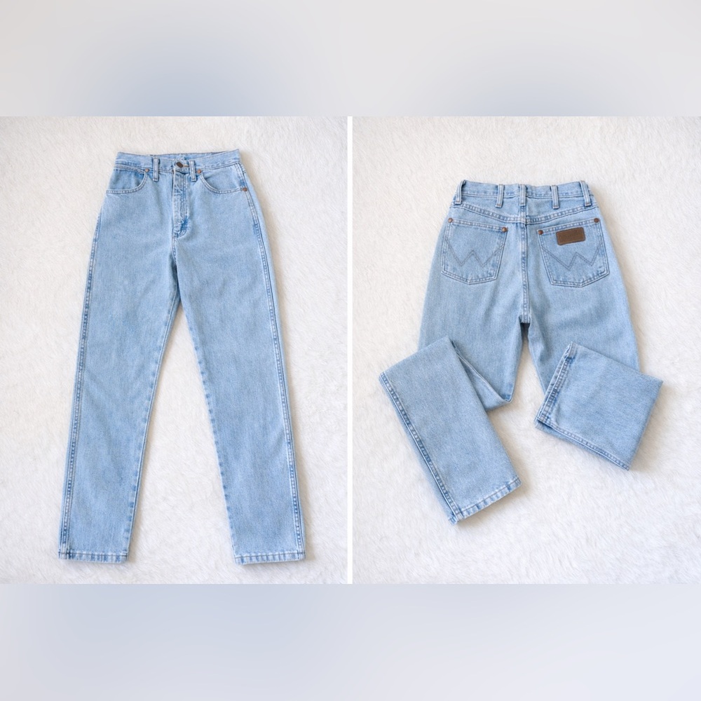 Vintage Wrangler 40x High Rise Straight Leg Jeans – 9x30 –  Fit 26/27 best
